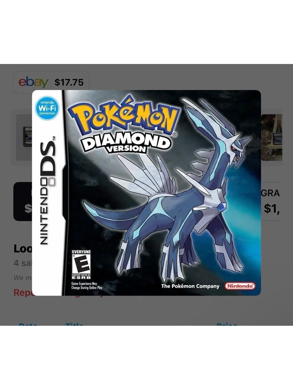 Pokémon Diamond for Nintendo DS